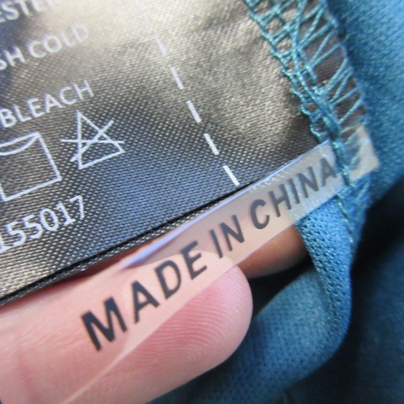 Baltic Born Smocked Midi Dress XL Blue Floral V Neck Boho Summer Party Chic 334 - Picture 3 of 12